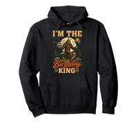 I'm The Birthday King Bigfoot Sasquatch Party Sweat à Capuche