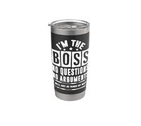 I'm the boss, we just make things my way Gobelet isotherme en acier inoxydable double paroi