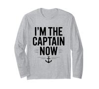 I'm The Captain Now Humour Nautique pour Les Amoureux de la mer Manche Longue
