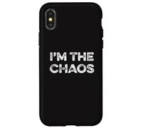 I'm The Chaos Joke Wisecracker Chaotic Life Funny Meme Havoc Coque pour iPhone X/XS