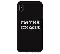 I'm The Chaos Joke Wisecracker Chaotic Life Funny Meme Havoc Coque pour iPhone XS Max