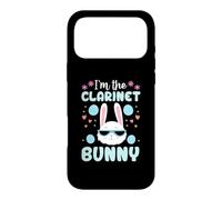 I'm The Clarinette Bunny Floral Matching Family Lapin de Pâques Coque pour iPhone 17 Pro Max