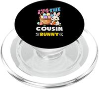 I'm The Cousin Bunny Egg Hunting Family Match Easter PopSockets PopGrip pour MagSafe