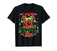 I'm The Crafty Elf Christmas Outfit Funny Xmas T-Shirt