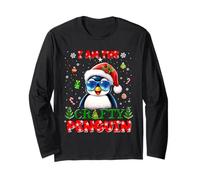 I'm The Crafty Penguin Christmas Outfit Funny Xmas Manche Longue