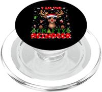 I'm The Crafty Reindeer Christmas Outfit Funny Xmas PopSockets PopGrip pour MagSafe
