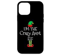 I'm The Crazy Aunt Elf Groupe familial assorti de Noël Coque pour iPhone 12 mini