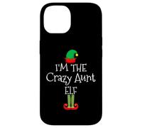 I'm The Crazy Aunt Elf Groupe familial assorti de Noël Coque pour iPhone 14