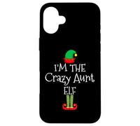 I'm The Crazy Aunt Elf Groupe familial assorti de Noël Coque pour iPhone 16 Plus
