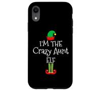 I'm The Crazy Aunt Elf Groupe familial assorti de Noël Coque pour iPhone XR