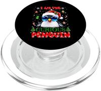 I'm The Curious Penguin Christmas Outfit Funny Xmas PopSockets PopGrip pour MagSafe