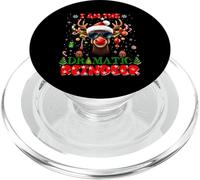 I'm The Dramatic Reindeer Christmas Outfit Funny Xmas PopSockets PopGrip pour MagSafe
