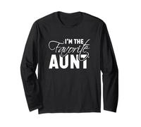 I'm The Favorite Aunt Best Auntie Loved Ones Manche Longue