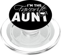 I'm The Favorite Aunt Best Auntie Loved Ones PopSockets PopGrip pour MagSafe