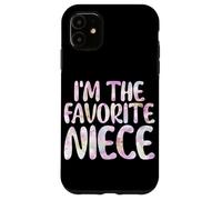 I'm The Favorite Niece Tie Dye Awesome Niece Humour Coque pour iPhone 11