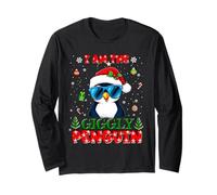 I'm The Giggly Penguin Christmas Outfit Funny Xmas Manche Longue