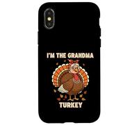 I'm The Grandma Turquie Happy Thanksgiving and Dinner Feast Coque pour iPhone X/XS