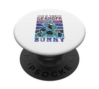 I'm The Grandpa Bunny Happy Egg Easter Granddad PopSockets PopGrip Adhésif