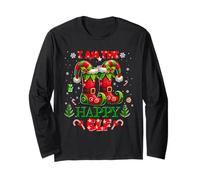 I'm The Happy Elf Christmas Outfit Funny Xmas Manche Longue