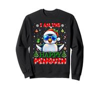 I'm The Happy Penguin Christmas Outfit Funny Xmas Sweatshirt