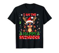 I'm The Happy Reindeer Christmas Outfit Funny Xmas T-Shirt