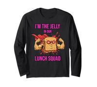 I'm The Jelly in Our Lunch Squad Cute Student PB&J School Manche Longue