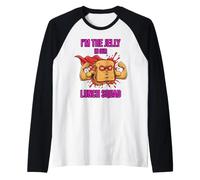 I'm The Jelly in Our Lunch Squad Cute Student PB&J School Manche Raglan