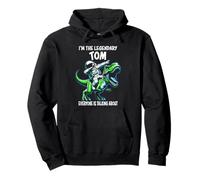 I'm The Legendary Tom Drôle Astronaute Dinosaure Cartoon Sweat à Capuche