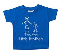 I'm The Little Brother Bleu T-shirt Bébé tout-petit enfants disponible en tailles 0-6 mois pour 14-15 ans nouveau bébé Sœur cadeau - Bleu, 12-18 mois
