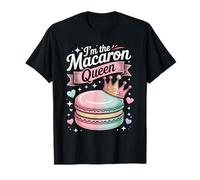I'm The Macaron Queen - Joli Motif Pastel pour Amoureux des Desserts T-Shirt
