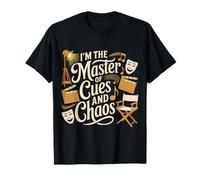 I'm The Master of Cues and Chaos Backstage Crew Tech |- T-Shirt