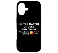 I'm The Master of Cues & Chaos Drama Professeur de théâtre Musical Coque pour iPhone 17