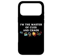 I'm The Master of Cues & Chaos Drama Professeur de théâtre Musical Coque pour iPhone 17 Pro Max