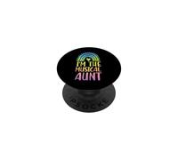 I'm The Musical Aunt Boho Rainbow Heart Esthétique PopSockets PopGrip Adhésif