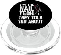 I'm The Nail Tech Nail Technician Artist Funny Manucure PopSockets PopGrip pour MagSafe