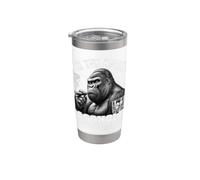 I'm The Nicest Asshole You'll Ever Meet Monkey Gobelet isotherme en acier inoxydable double paroi