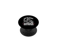 I'm The Nicest Asshole You'll Ever Meet Monkey PopSockets PopGrip Adhésif