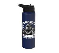 I'm The Nicest Asshole You'll Ever Meet Monkey Stainless Steel Insulated Water Bottle