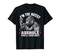 I'm The Nicest Asshole You'll Ever Meet Monkey T-Shirt