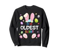 I'm The Oldest Bunny Easter Party Matching Family Sweatshirt