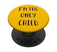 I'm The Only Child Funny Idea White Lie Party PopSockets PopGrip Adhésif