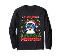 I'm The Perky Penguin Christmas Outfit Funny Xmas Manche Longue