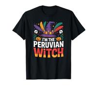 I'm The Peruvian Witch Drapeau du Pérou pour Halloween T-Shirt