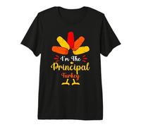 I'm The Principal Turkey Funny Thanksgiving Matching T-Shirt Haut de Gamme