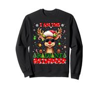 I'm The Radiant Reindeer Christmas Outfit Funny Xmas Sweatshirt