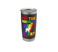 I'm The Rainbow Sheep Gay LGBT Pride Month LGBTQ Gobelet isotherme en acier inoxydable double paroi