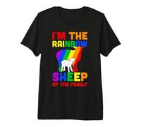 I'm The Rainbow Sheep Gay LGBT Pride Month LGBTQ T-Shirt Haut de Gamme