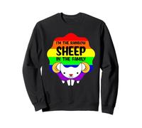 I'm The Rainbow Sheep in The Family - Citation Amusante de fierté Sweatshirt