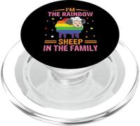 I'm The Rainbow Sheep in The Family Gay Lesbien Trans LGBT PopSockets PopGrip pour MagSafe