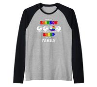 I'm The Rainbow Sheep of The Family Mouton Arc-en-Ciel Manche Raglan